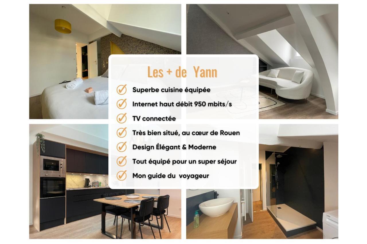 Rouen - Bienvenue Chez Fernando Lägenhet Exteriör bild
